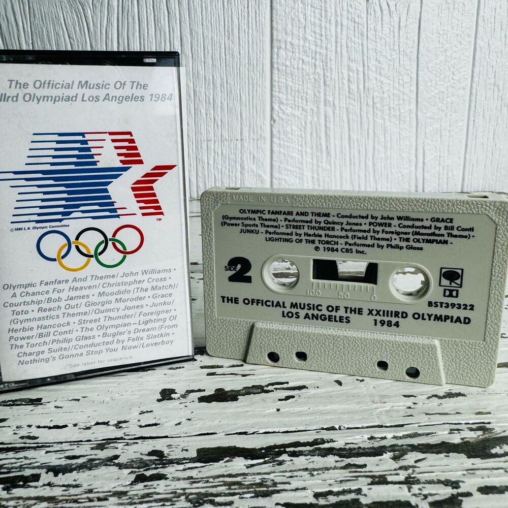 The Official Music Of The XXIIIrd Olympiad Los Angeles 1984 Cassette- BST 39322 - Picture 3 of 7